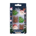 Świąteczna dekoracja cukrowa na Boże Narodzenie Decora 6szt