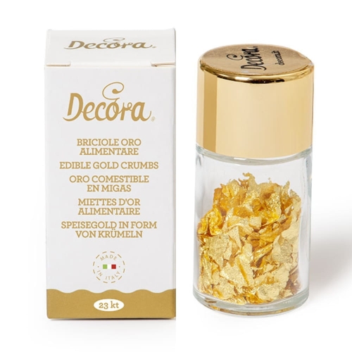 Jadalne złoto okruchy 23 karaty Decora 0,125g