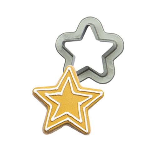 Gwiazdka mini foremka do świątecznych pierniczków wykrojnik