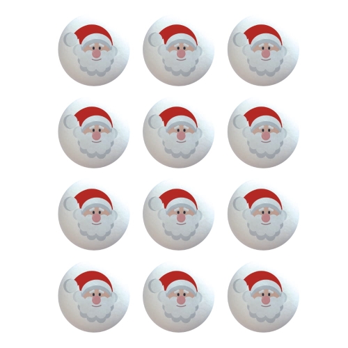 Beza Mikołaj beziki 3cm cukrowa dekoracja na Święta 12szt
