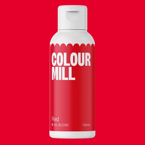 Barwnik spożywczy do mas tłustych Colour Mill 100ml Red