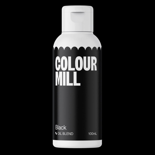 Barwnik spożywczy do mas tłustych Colour Mill 100ml Black