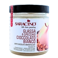 Polewa lustrzana Mirror Glaze Saracino Biała Czekolada 350g