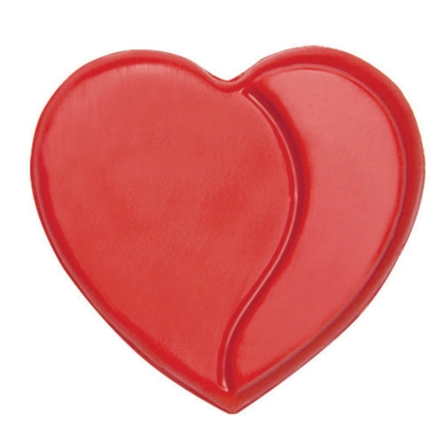 Czerwone serce dekoracja czekoladowa Barbara Decor 240szt