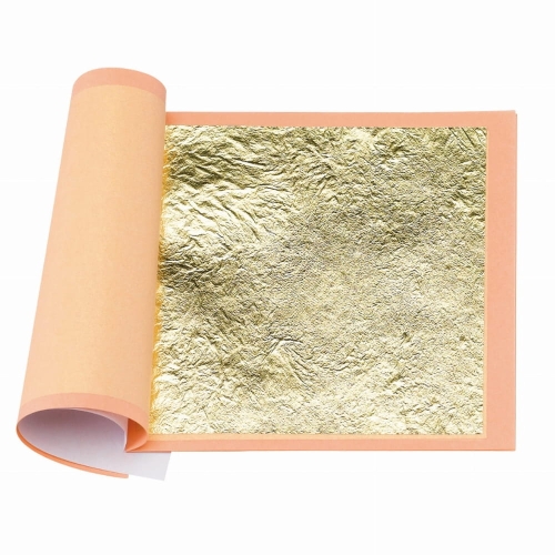 Jadalne złoto 23 karaty w płatkach Barry Callebaut 25 arkuszy