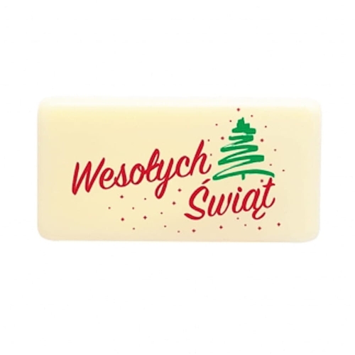 Czekoladowa tabliczka Wesołych Świąt