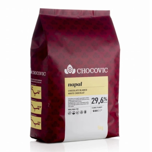 Biała czekolada 29,6% Callebaut Chocovic Napal 5kg