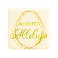 Wesołego Alleluja dekoracja czekoladowa na Wielkanoc 228szt