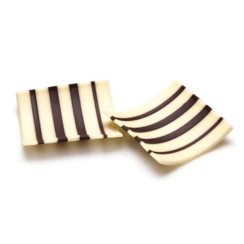 Passaty kwadraty czekoladowe dekoracje Marble Art 145szt