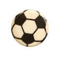 Logo "Football" dekoracja z białej czekolady