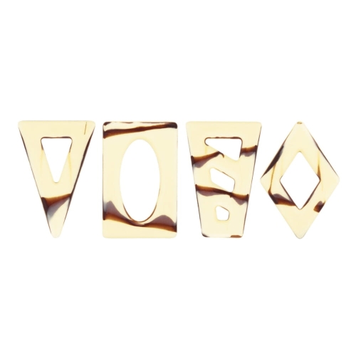 Art Decor Marble ażurki czekoladowe dekoracje Barbara 220szt