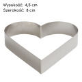 Rant cukierniczy Serce wykrojnik Decora 8x4,5cm