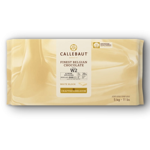 Biała czekolada 28% Callebaut Receptura W2 Blok 5kg