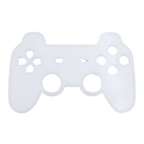 Biały Pad kontroler joystick Topper na bok tortu 10x6,4cm