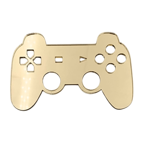 Dekoracja na bok tortu: złoty pad do konsoli