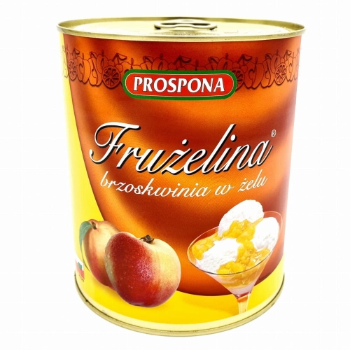 Frużelina brzoskwiniowa owoce w żelu Brzoskwinia Prospona 3,2kg