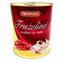 Frużelina malinowa owoce w żelu Malina Prospona 3,2kg