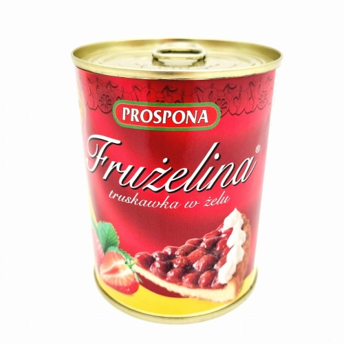 Frużelina truskawkowa owoce w żelu Truskawka Prospona 380g