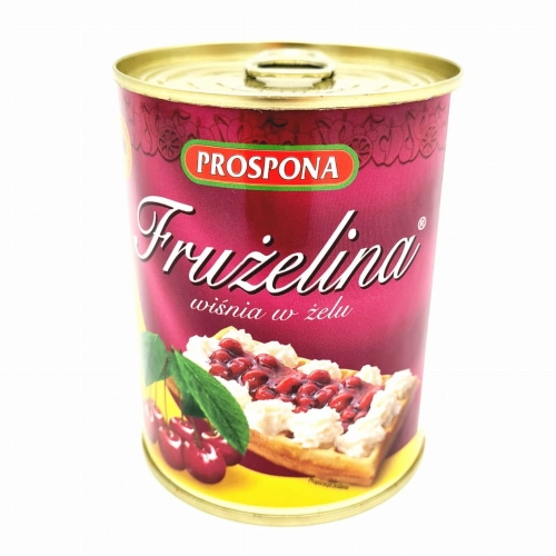 Frużelina wiśniowa owoce w żelu Wiśnia Prospona 380g