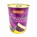 Frużelina jagodowa owoce w żelu Czarna Jagoda Prospona 380g