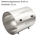 Rant cukierniczy regulowany 18-25cm Dorosiowe Ranty h22