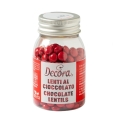 Decora chocolate lentlis red