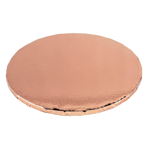Podkład pod tort Różowe Złoto gruby sztywny powlekany 30cm