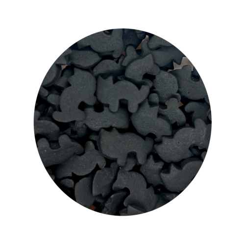 Kotki koty czarne posypka cukrowa konfetti 40g