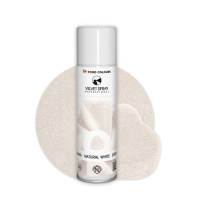 Zamsz w sprayu Food Colours Velvet Naturalna Biel Biały 250ml