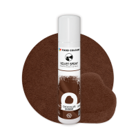 Zamsz w sprayu Food Colours Velvet Brązowy 100ml