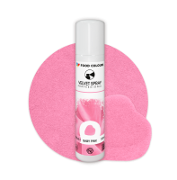 Zamsz w sprayu Food Colours Velvet Jasny Różowy 100ml