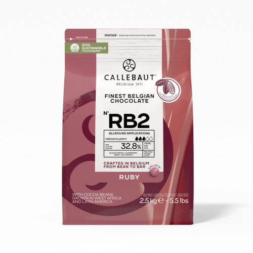 Czekolada Ruby 32,8% Callebaut Receptura RB2 2,5kg