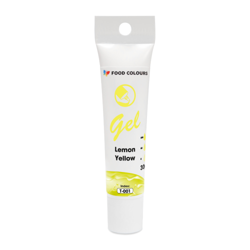 Barwnik spożywczy w żelu Food Colours Cytrynowy Żółty 30g