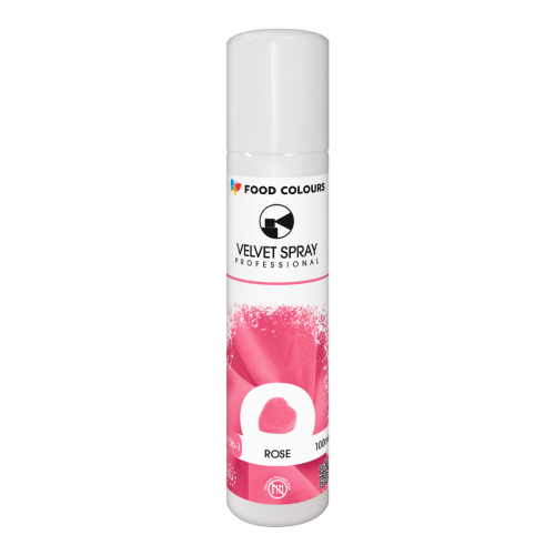 Zamsz w sprayu Food Colours Velvet Różany Różowy 100ml