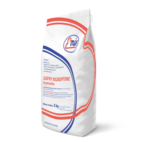 Ciasto na Gofry biszpotkowe w proszku Emix 5kg