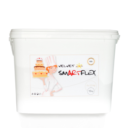 Masa cukrowa na tort Smartflex Velvet waniliowa Biała 10kg