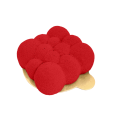 Zastosowanie jadalnego zamszu Velvet Red
