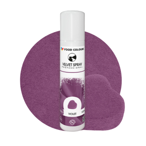 Zamsz w sprayu Food Colours Velvet Fioletowy 100ml