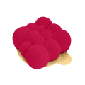 Zastosowanie jadalnego zamszu Velvet Raspberry