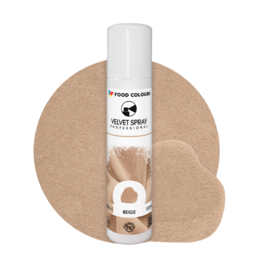 Zamsz w sprayu Food Colours Velvet Beżowy 100ml