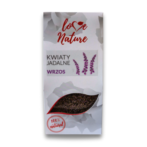 Kwiaty jadalne Fioletowy Wrzos Love Nature 20g