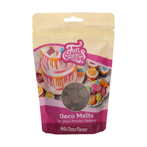 Brązowa polewa pastylki Deco Melts o smaku mlecznej czekolady