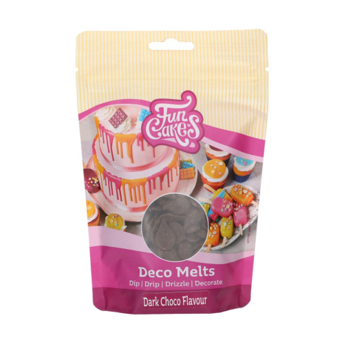 Brązowa polewa pastylki Deco Melts o smaku ciemnej czekolady