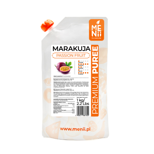 Pulpa owocowa PremiumPuree Menii Marakuja 1kg