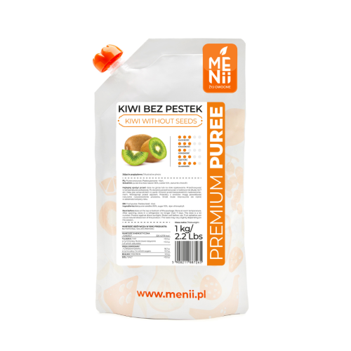 Pulpa owocowa PremiumPuree Menii Kiwi 1kg