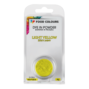 Barwnik spożywczy w proszku Jasny Żółty 4g