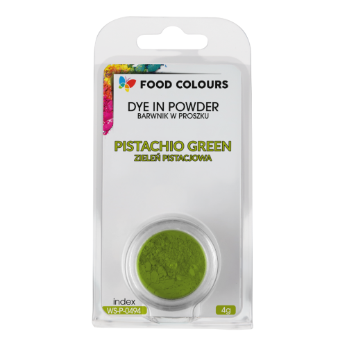 Barwnik spożywczy w proszku Pistacjowy Zielony 4g