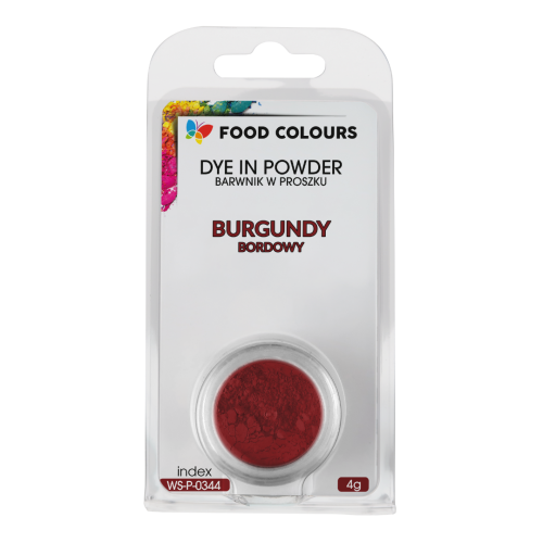 Barwnik spożywczy w proszku Bordowy 4g