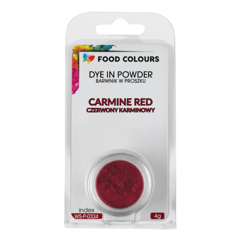 Barwnik spożywczy w proszku Karminowy Czerwony 4g