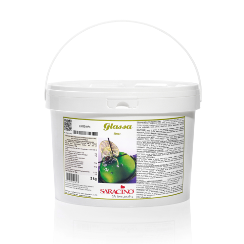 Polewa lustrzana owocowa Mirror Glaze Saracino Limonka 3kg